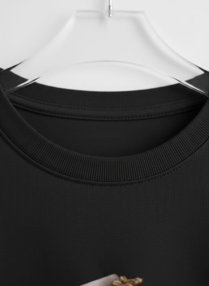 Drop Shoulder Playing Cards Printed T-Shirt – Black | Oversized Streetwear