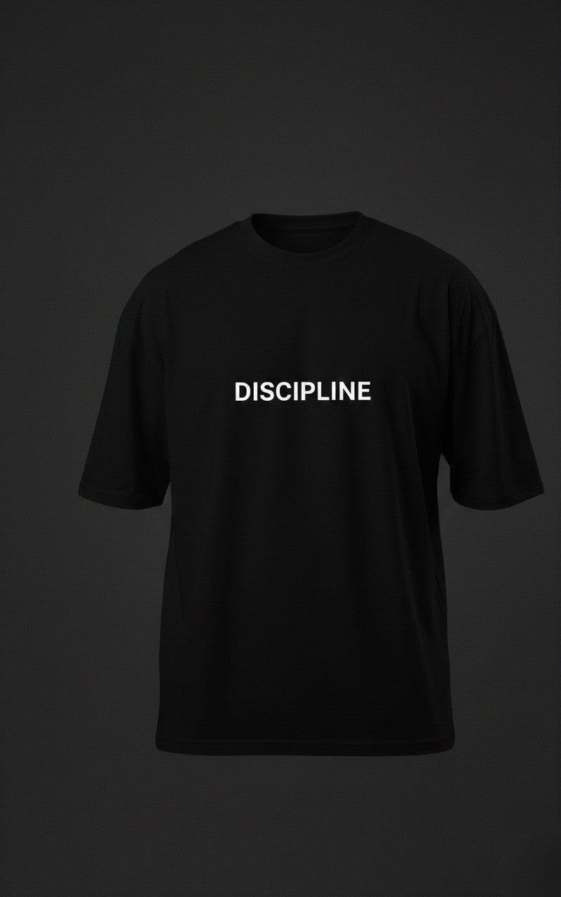 Discipline Power Graphic Oversized T-Shirt