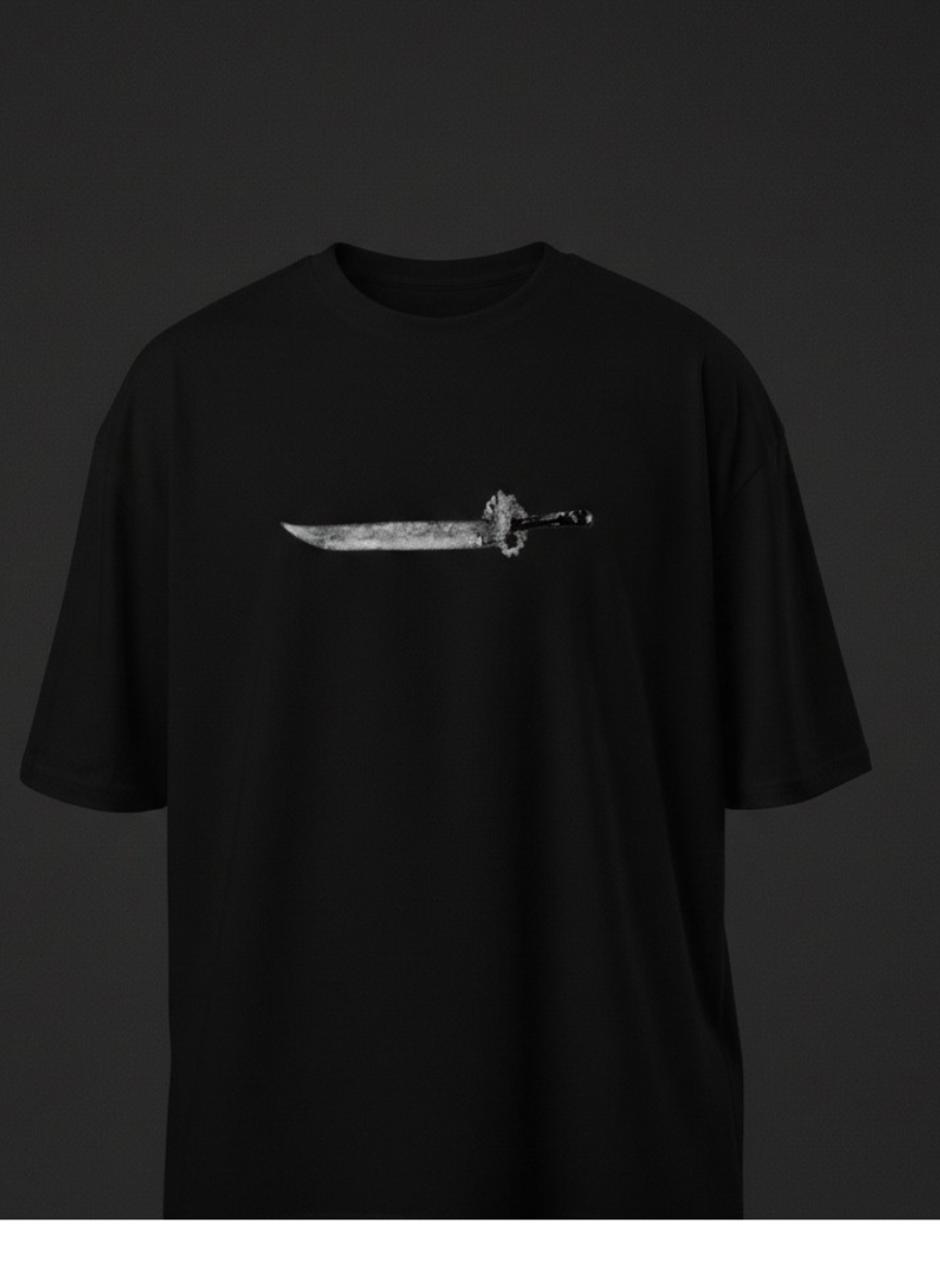 “BEHIND” Anime Art Oversized T-Shirt