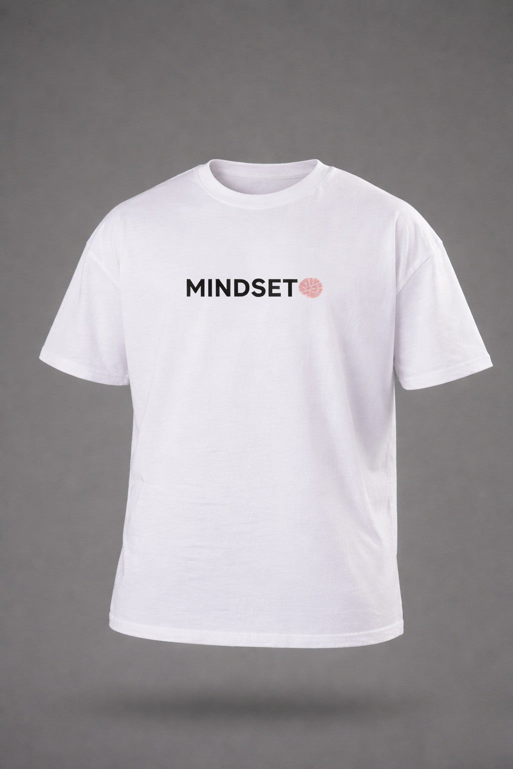 Drop Shoulder Motivation Quote Printed T-Shirt