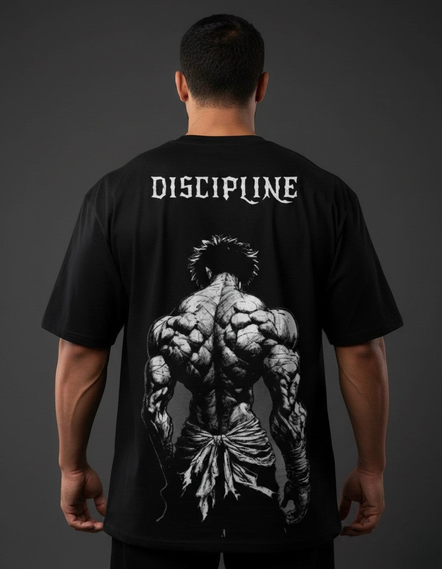 Discipline Power Graphic Oversized T-Shirt
