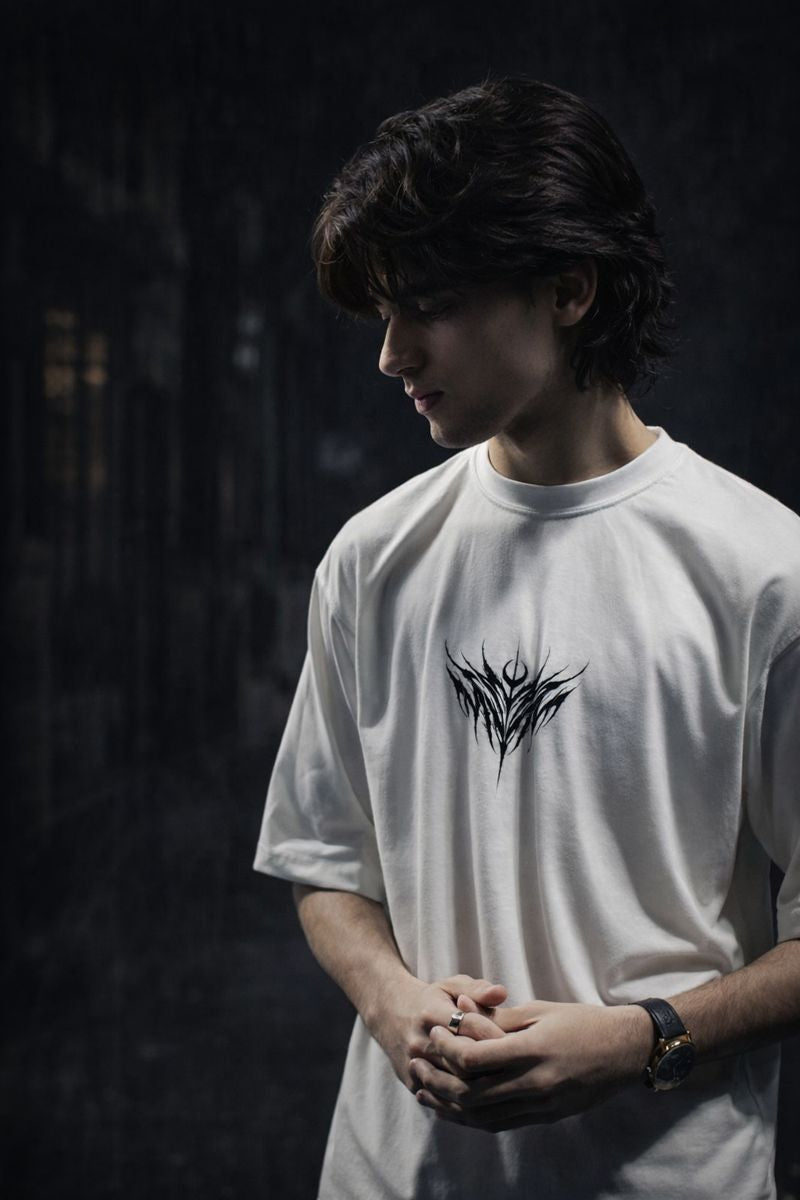 Earthwear Blue X Graphic Oversized T-Shirt