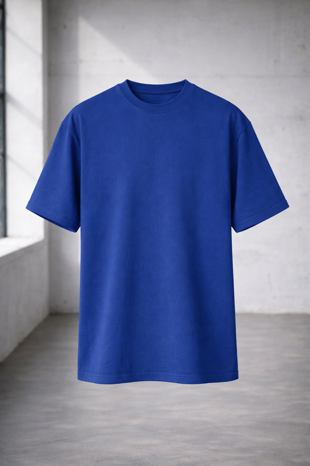 Men’s Oversized Pletrolium Blue T-Shirt – Premium Streetwear Fit