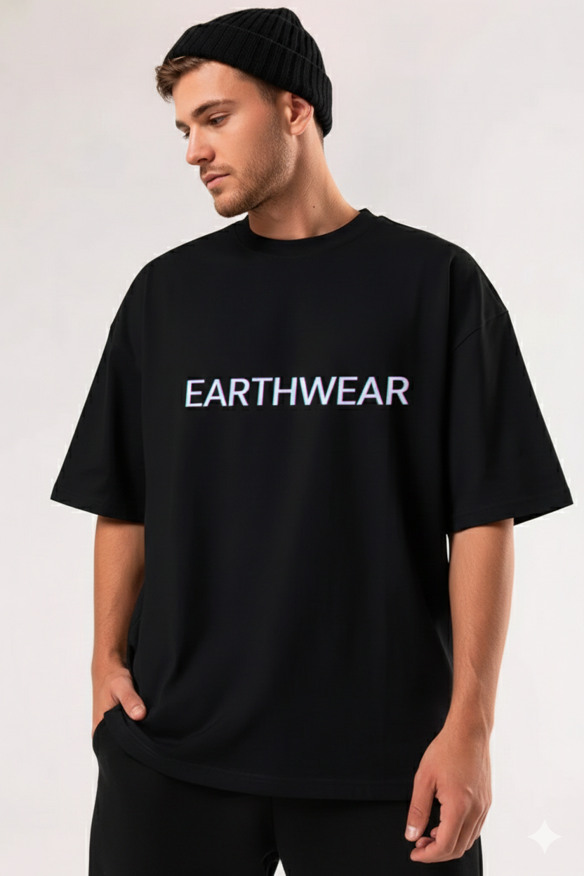 EARTHWEAR "Space Days" Oversized Graphic T-Shirt