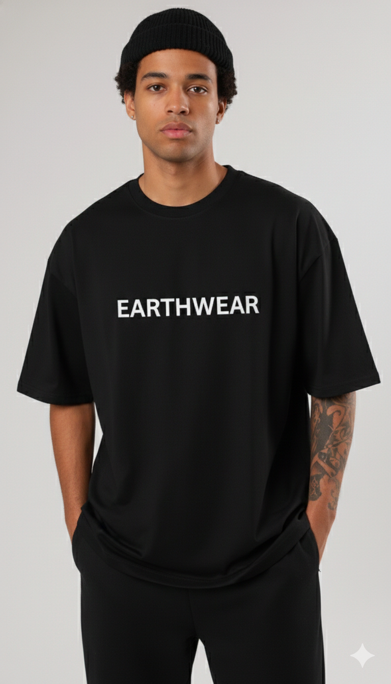 Men’s Oversized Bicycle Graphic T-Shirt