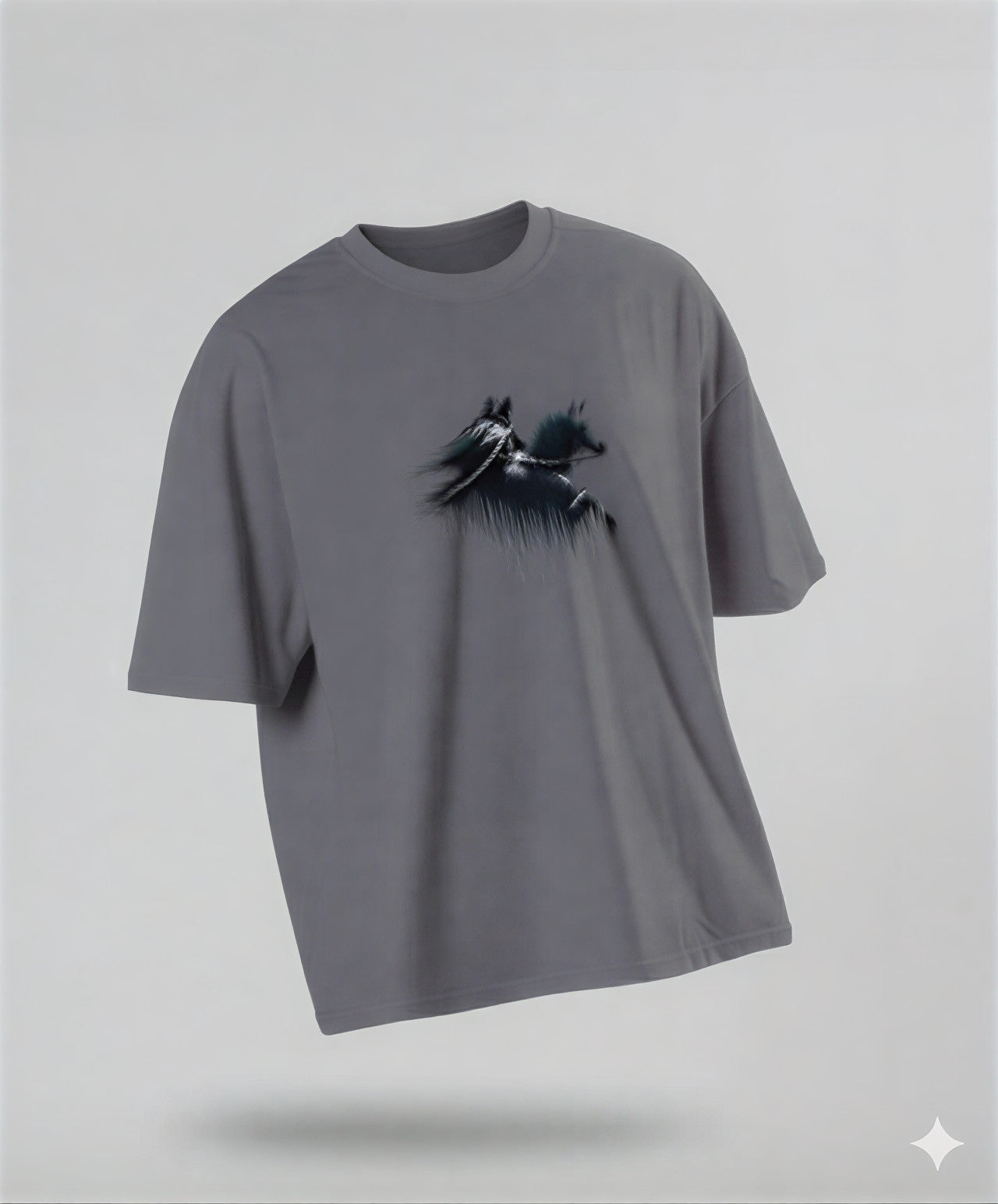 EARTHWEAR “Samurai Red Sun” Oversized Graphic T-Shirt