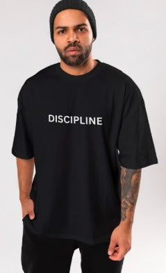 Discipline Power Graphic Oversized T-Shirt