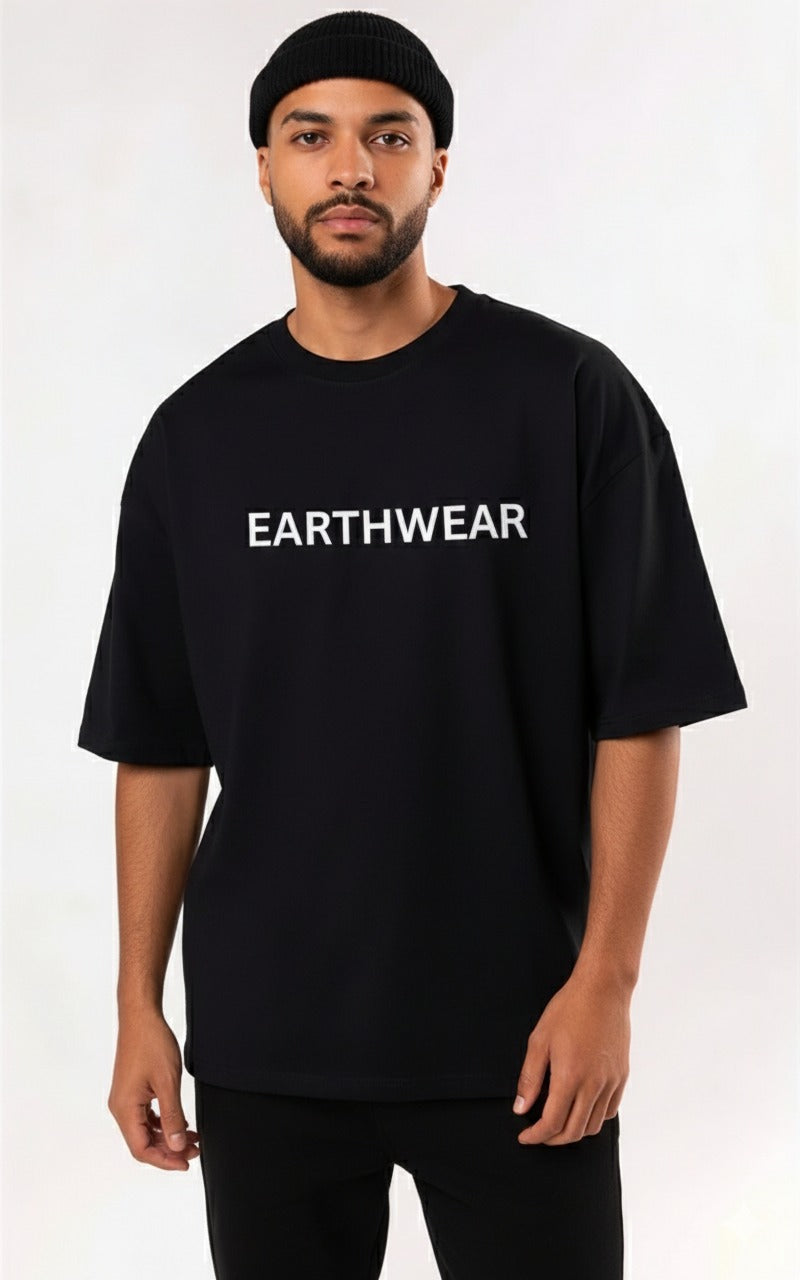 Drop Shoulder Skull Graphic Printed T-Shirt