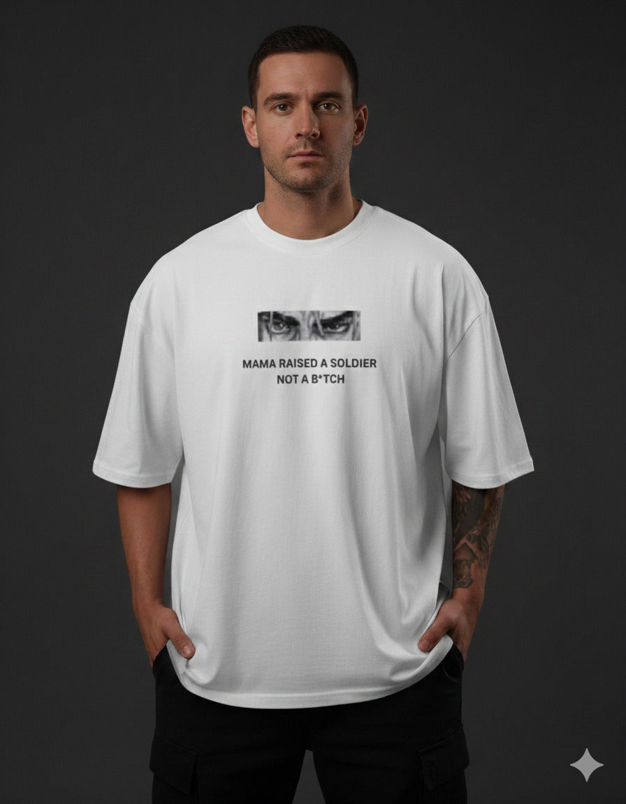 Dragon & Sword Graphic Oversized T-Shirt