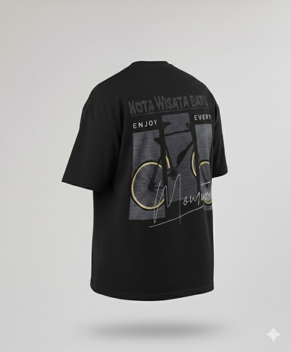 Men’s Oversized Bicycle Graphic T-Shirt