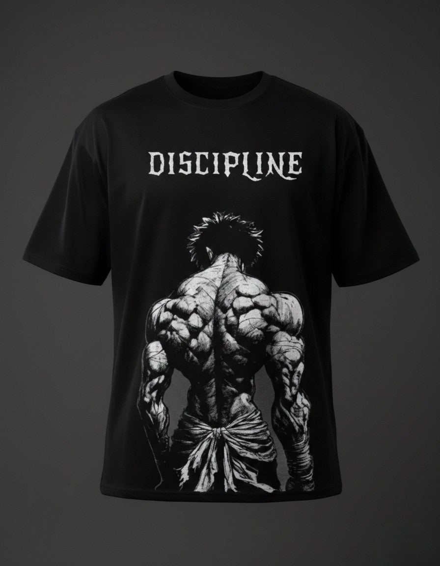 Discipline Power Graphic Oversized T-Shirt