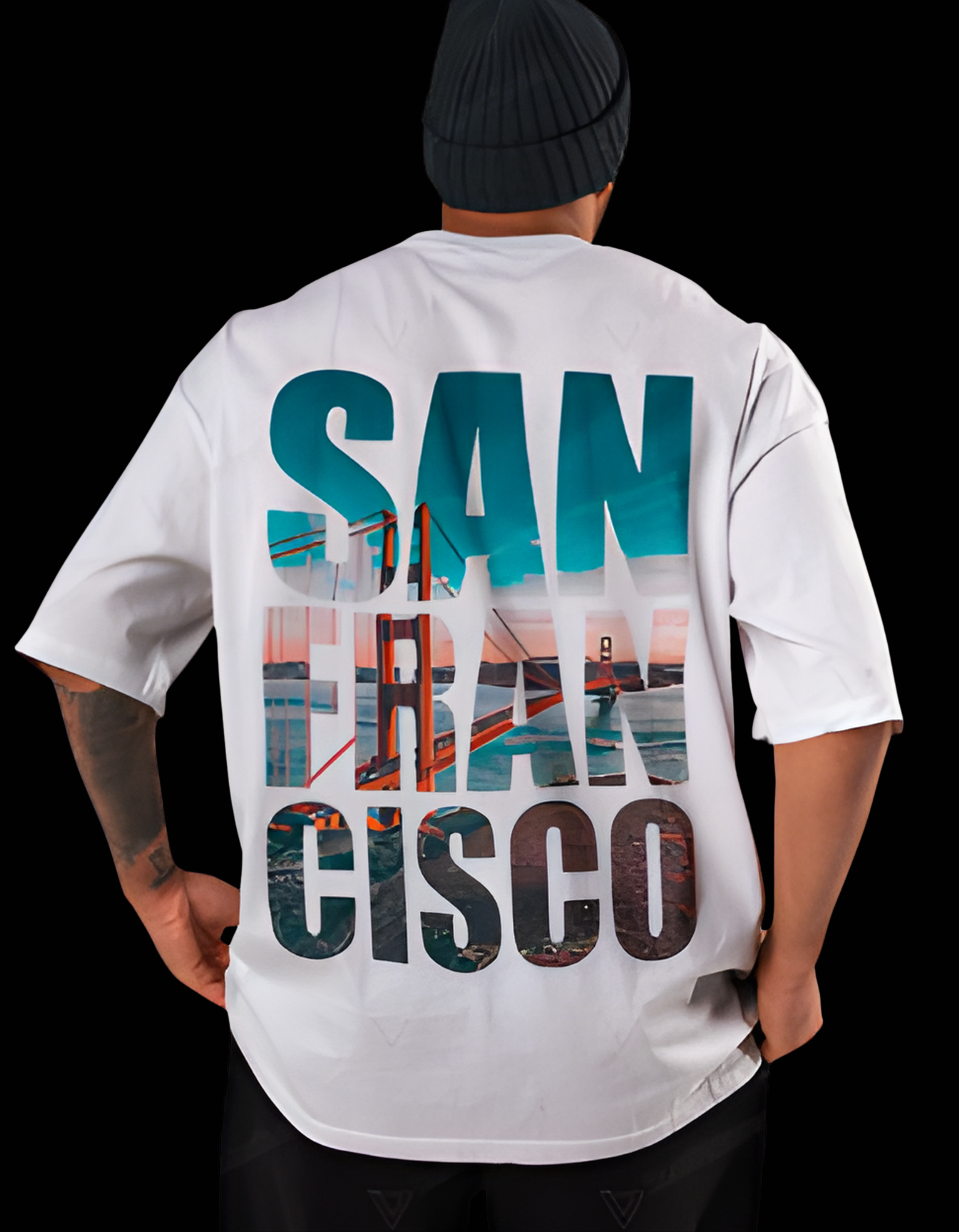 EARTHWEAR “San Francisco Skyline” Oversized T-Shirt
