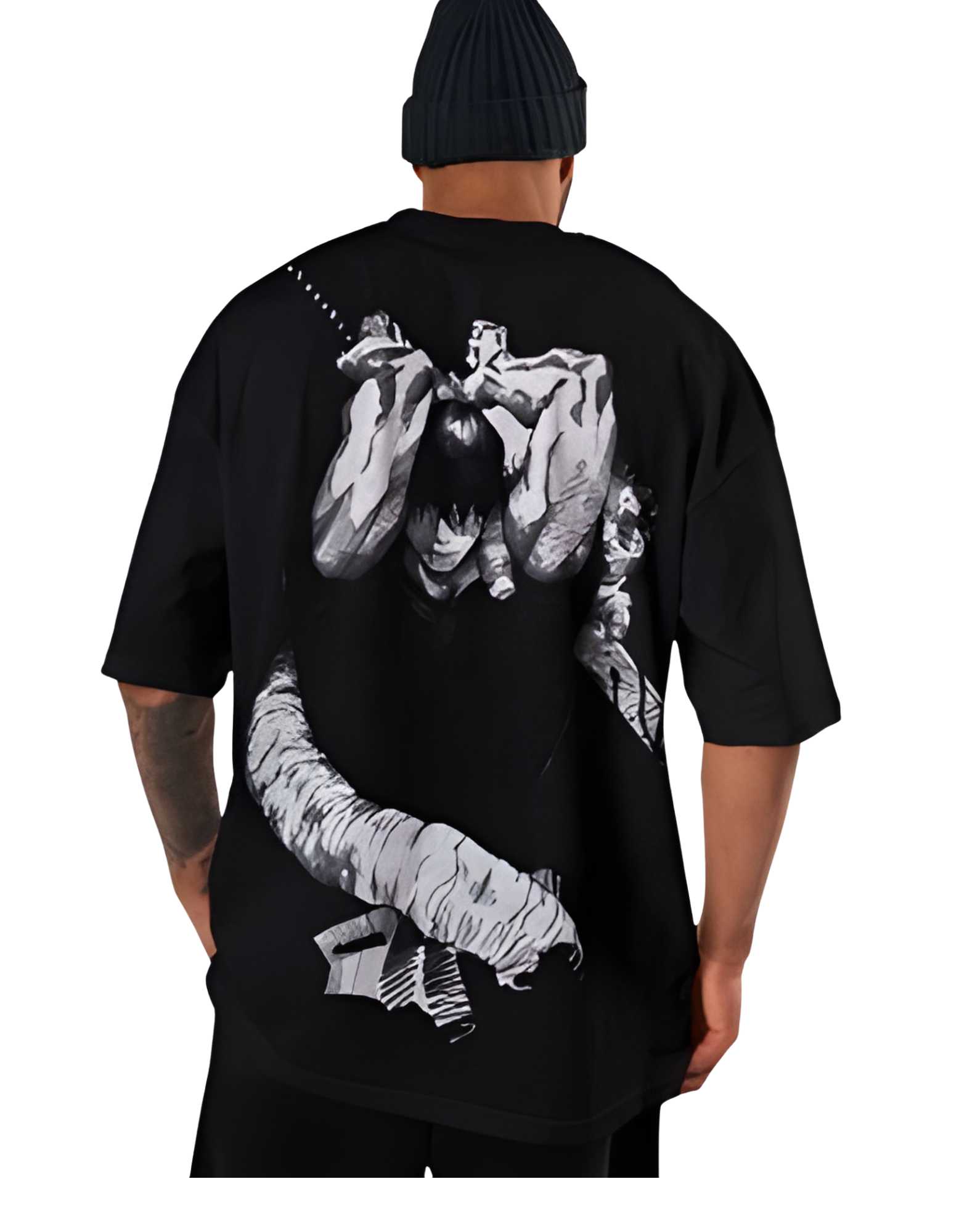 Dark Anime Art Oversized T-Shirt